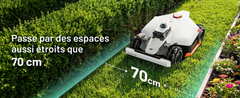 Mammotion LUBA 3 AWD 3000 Mähroboter mit Begrenzungsdraht, 360°-LiDAR + NetRTK + Dual-Kamera-KI-Vision, bis zu 3000 m², 80 % Steigung, 4G-Modul, App
