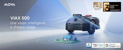 MOVA ViAX 500 EU – Mähroboter für Rasenflächen bis zu 500 m², AI UltraEyes™ 2.0 360° LiDAR, 3D-Kartierung, Mehrzonenmodus, U-förmiger Fahrweg, Geländetauglich