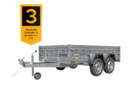 Zweiachsiger Anhänger 264×150 EXPERT 2615/2 – zulässiges Gesamtgewicht 750 kg