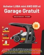 Mammotion LUBA mini AWD 800 EU: Mähroboter für Steigungen bis zu 80 %