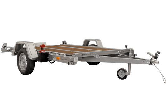 Anhänger mit klappbarer Deichsel für Motorräder/Quads MOTOQUAD 266, 750 kg
