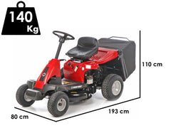 Troy-Bilt TB 60T-R SELECT – Aufsitzrasenmäher – mit Grasfangkorb – 196-cm³-Motor