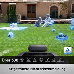 MOVA ViAX 500 EU – Mähroboter für Rasenflächen bis zu 500 m², AI UltraEyes™ 2.0 360° LiDAR, 3D-Kartierung, Mehrzonenmodus, U-förmiger Fahrweg, Geländetauglich