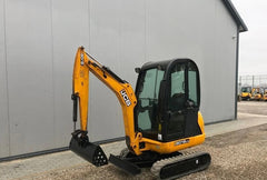 JCB 8018 CTS + 3 Löffel – 1,9-Tonnen-Minibagger