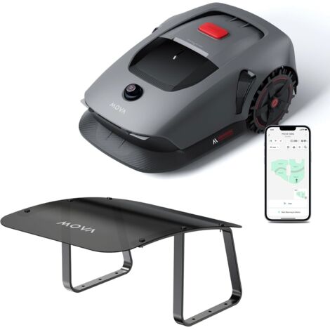 Mova – Akku-Mähroboter für 1000 m² – UltraView™-Technologie – Steigfähigkeit bis zu 45 % – Regenerkennung und Schnellladung