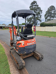 Kubota U17-3 Minibagger aus dem Jahr 2019