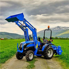 SOLIS 2400 Frontlader mit 1,20-Einzelschaufel für SOLIS 20 Traktor.