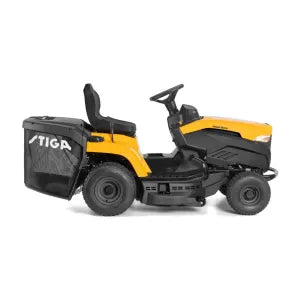 Stiga Estate 384 M – 84 cm Benzin-Aufsitzmäher | 200 l Grasfangkorb | 414 cm³ STIGA-Motor