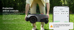 MOVA ViAX 500 EU – Mähroboter für Rasenflächen bis zu 500 m², AI UltraEyes™ 2.0 360° LiDAR, 3D-Kartierung, Mehrzonenmodus, U-förmiger Fahrweg, Geländetauglich