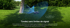 MOVA ViAX 500 EU – Mähroboter für Rasenflächen bis zu 500 m², AI UltraEyes™ 2.0 360° LiDAR, 3D-Kartierung, Mehrzonenmodus, U-förmiger Fahrweg, Geländetauglich