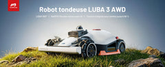 Mammotion LUBA 3 AWD 1500 Mähroboter mit Begrenzungsdraht, 360°-LiDAR + Dual-Kamera-KI-Sicht, bis zu 1500 m², 80 % Steigung, 4G-Modul, App