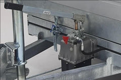 2-Achs-Kippanhänger mit Gitterwänden, 750 kg   312 x 158  Handpumpe