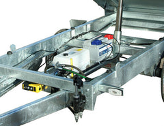 Hydraulischer Kippanhänger mit elektrischer Pumpe, zweiachsig, Nutzlast bis zu 2711 kg (zulässiges Gesamtgewicht) 3500 kg