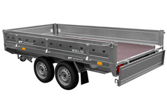 Zweiachsiger Anhänger UNITRAILER SOLID 300/2, Leergewicht 288 kg