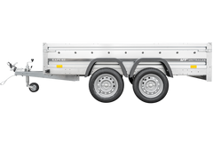 Zweiachsiger Anhänger 264×150 EXPERT 2615/2 – zulässiges Gesamtgewicht 750 kg