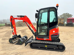 NEUER KUBOTA U27-4 + 3 LÖCHER – 2,6-Tonnen-Minibagger