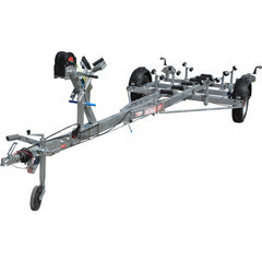 Mecanorem-Anhänger für Motorboote, zulässiges Gesamtgewicht 1500 kg, Leergewicht 390 kg, Länge 5,50 m, Breite 2 m