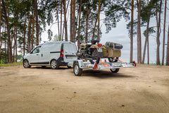 Anhänger mit klappbarer Deichsel für Motorräder/Quads MOTOQUAD 266, 750 kg