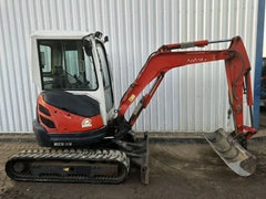 KUBOTA U25-3 Alpha Kabine + 3 Schaufeln – 2,6-Tonnen-Minibagger