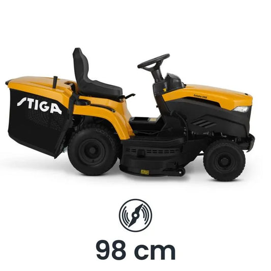 STIGA Estate 598 Benzin-Aufsitzmäher - 452 cm³ - 98 cm Schnittbreite - 240 l Grasfangkorb
