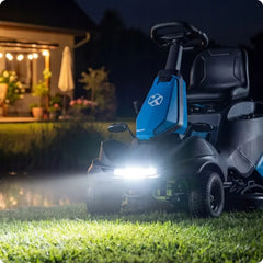 Rasentraktor – HEXWELT – 66 cm – 150 l – 224 cm³ – 5 Geschwindigkeiten – Seitenauswurf und Mulchfunktion – LED