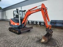 Kubota KX 71-3 + 3 Löffel – Minibagger 2,8 t + 3 Löffel